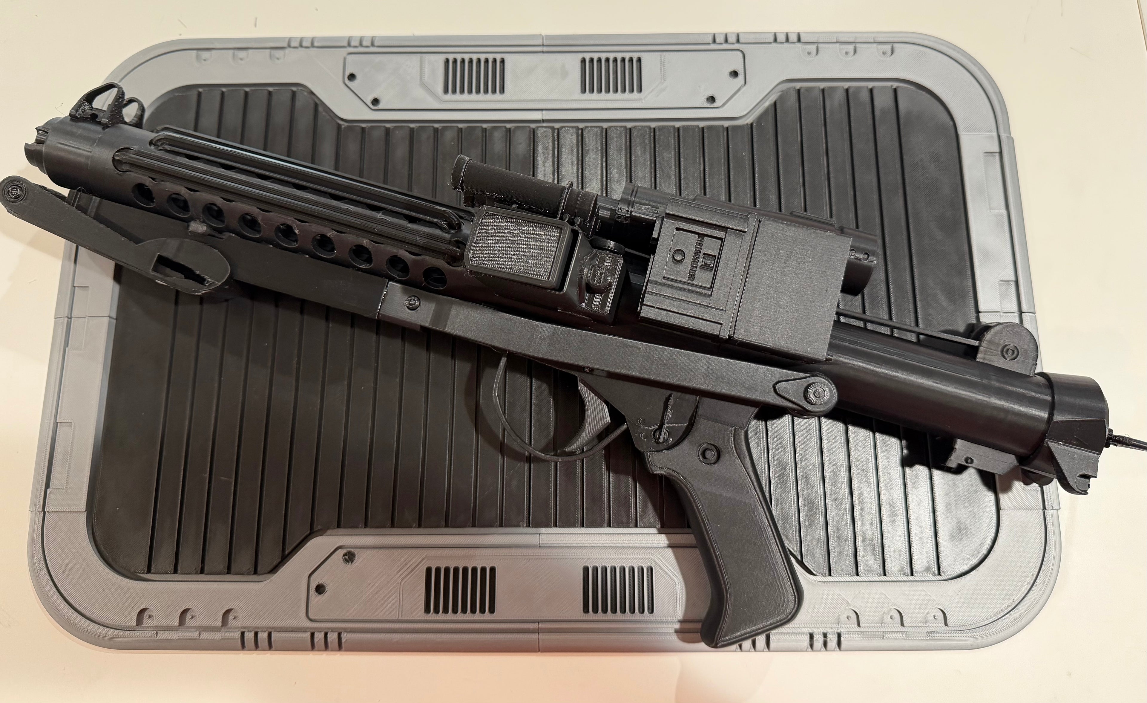 E-11 Blaster Rife | 3D Printed Movie Prop-Non-Functional