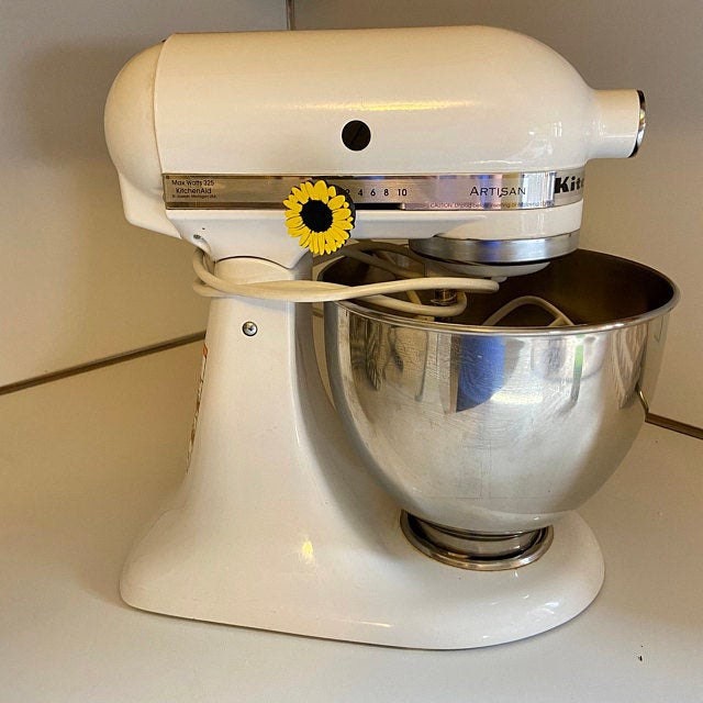 Sunflower Kitchenaid Knob and Cap Replacement