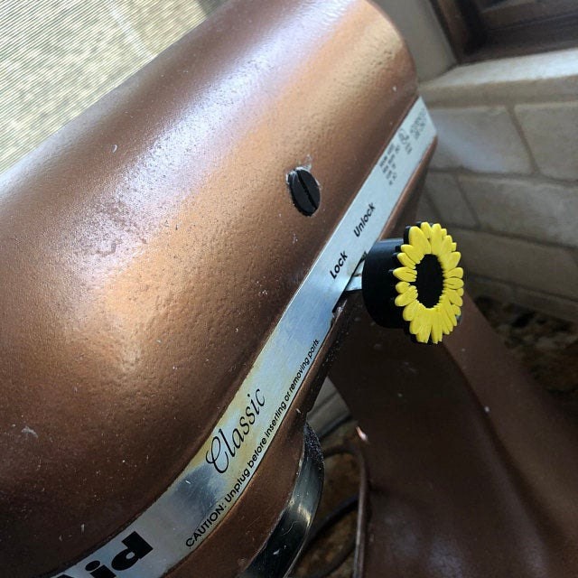 Sunflower Kitchenaid Knob and Cap Replacement
