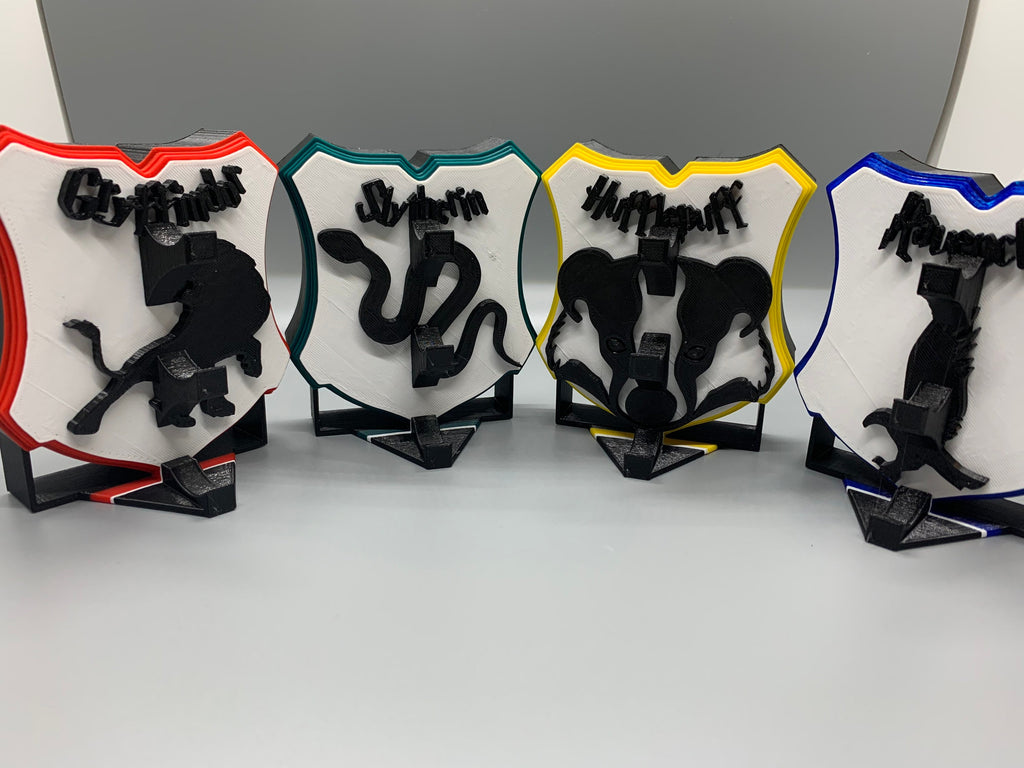 Tri Wand Holder Display-Houses