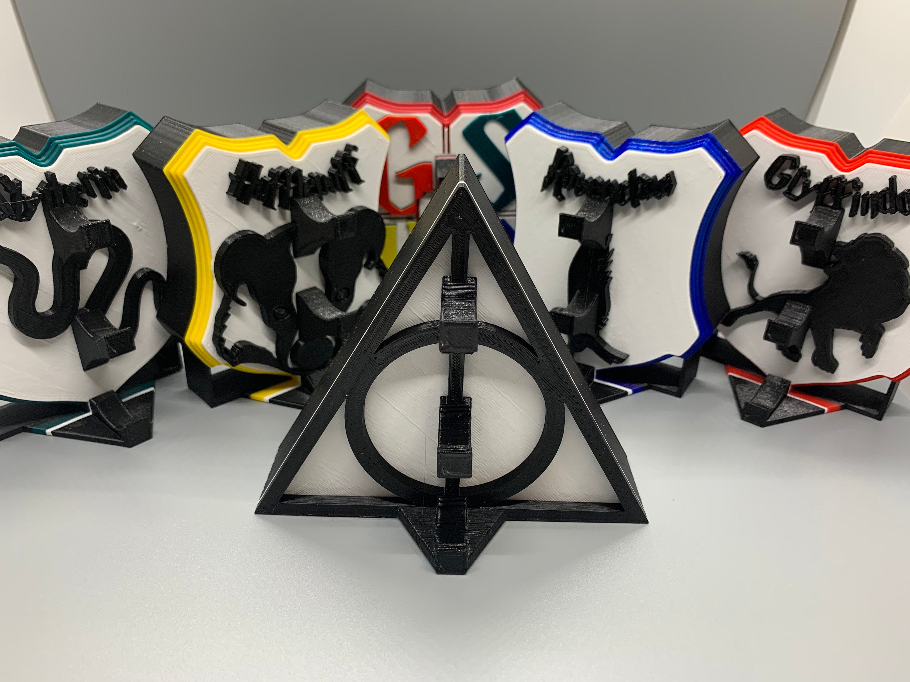 Tri Wand Holder Display-Houses