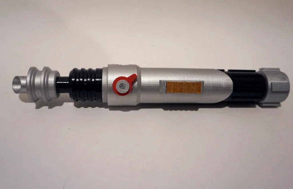 Ezra Bridger’s 2nd Lightsaber | No Paint Required | 3D Printed | Galaxy's Edge | Clone Wars | Lightsaber Display Mount on Desk or Wall