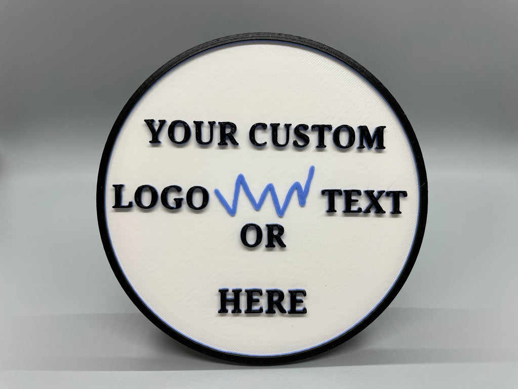 Custom 5” Hitch Cover-3D Printed-Fits 2" and 1-1/14” Receivers