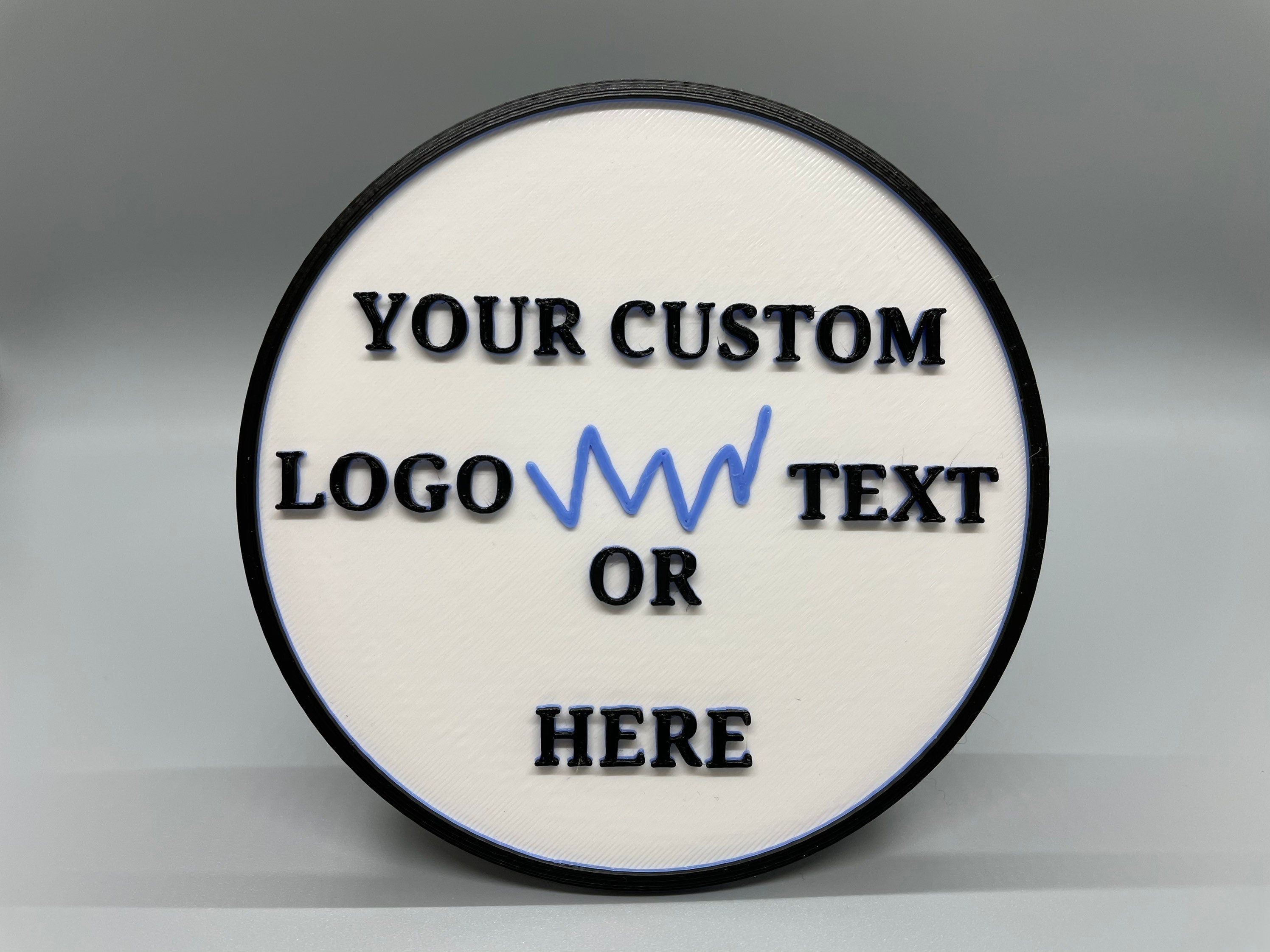 Custom 5” Hitch Cover-3D Printed-Fits 2" and 1-1/14” Receivers