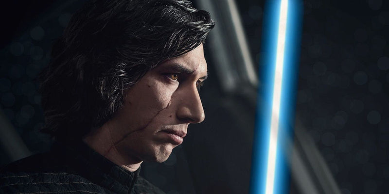 Ben Solo's Lightsaber | No Paint Required | 3D Printed | Galaxy's Edge | Clone Wars | Lightsaber Display Mount on Desk or Wall