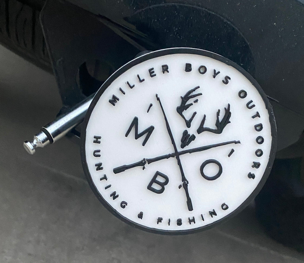 Custom 5” Hitch Cover-3D Printed-Fits 2" and 1-1/14” Receivers