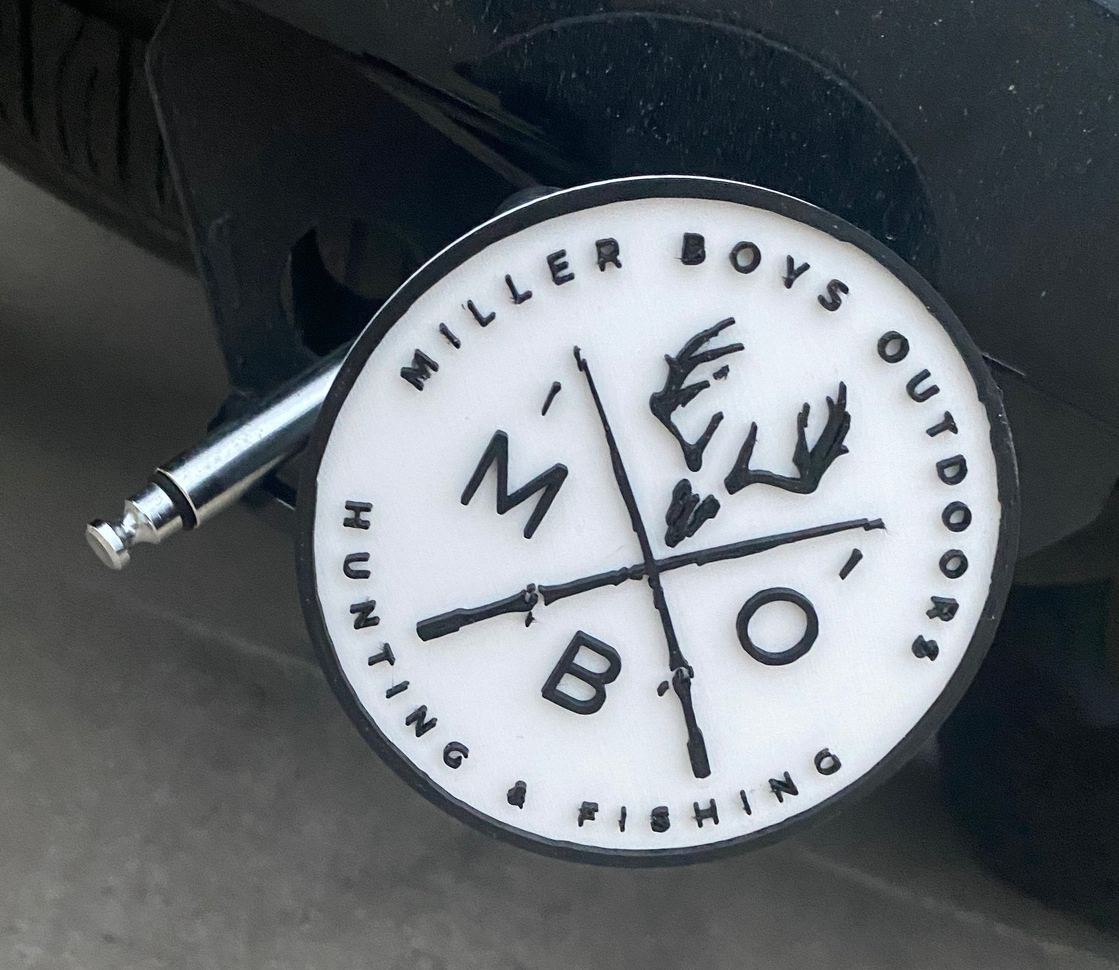 Custom 5” Hitch Cover-3D Printed-Fits 2" and 1-1/14” Receivers