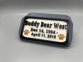 Custom Pet Gravestone | 3D Printed | Memorial | Grave Marker | Pet Cemetery | Tribute | Memory | Headstone | Pet Legacy | Pet Tribute