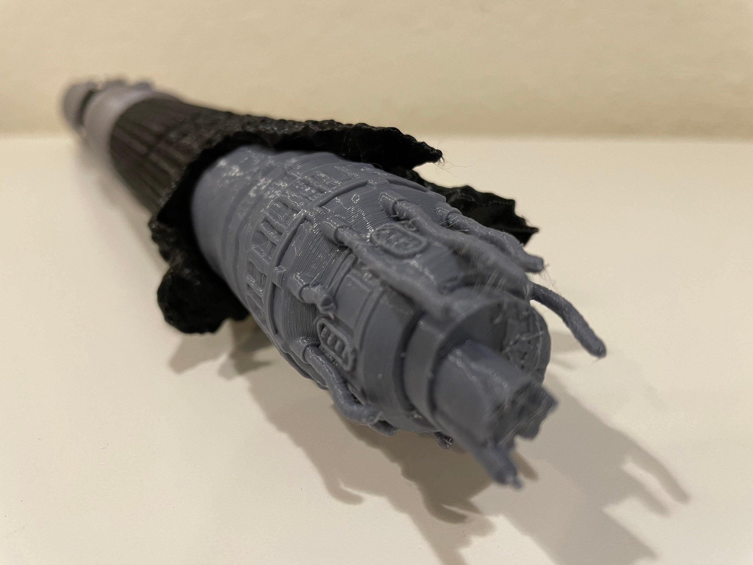 Cal Kestis' Lightsaber | No Paint Required | 3D Printed | Galaxy's Edge | Clone Wars | Lightsaber Display Mount on Desk or Wall