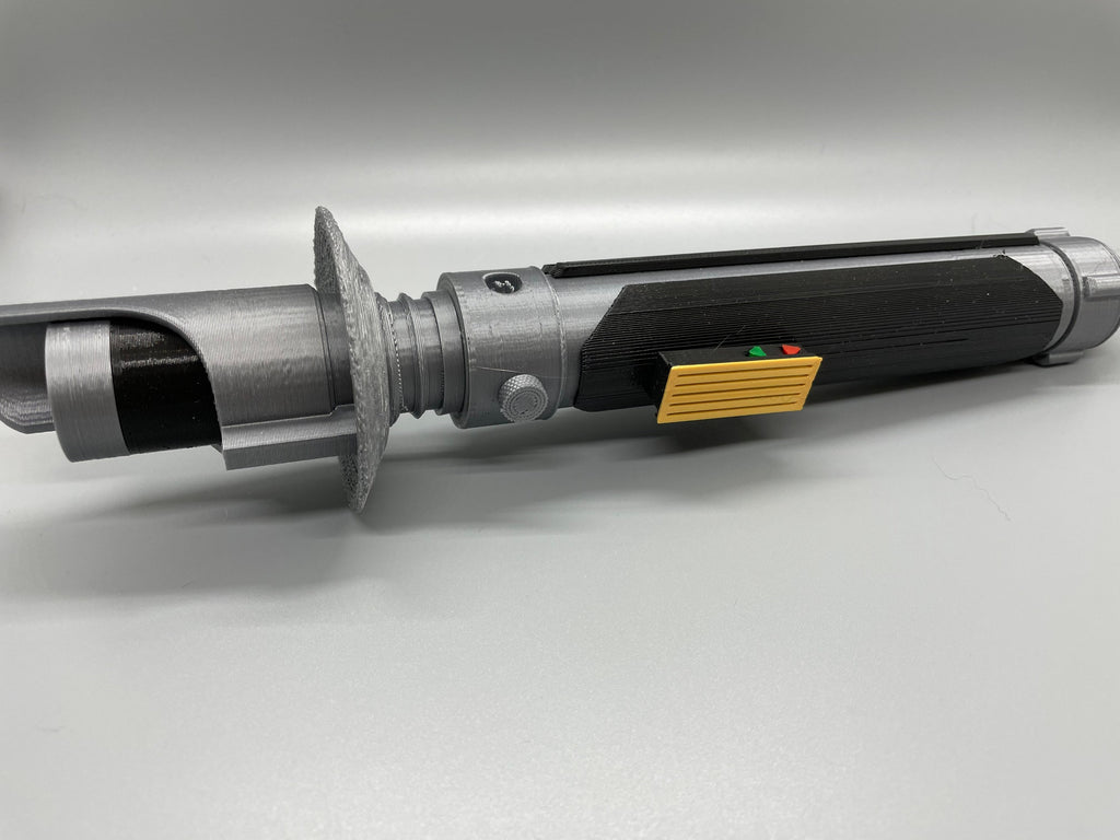 Kanan Jarrus' Lightsaber | No Paint Required | 3D Printed | Galaxy's Edge | Clone Wars | Lightsaber Display Mount on Desk or Wall