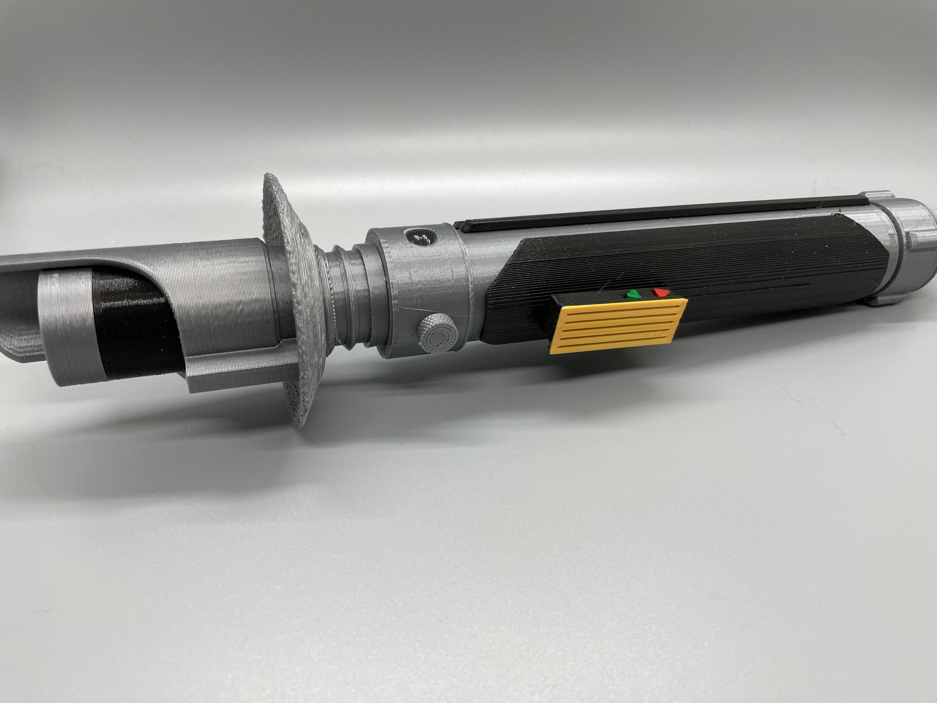 Kanan Jarrus' Lightsaber | No Paint Required | 3D Printed | Galaxy's Edge | Clone Wars | Lightsaber Display Mount on Desk or Wall