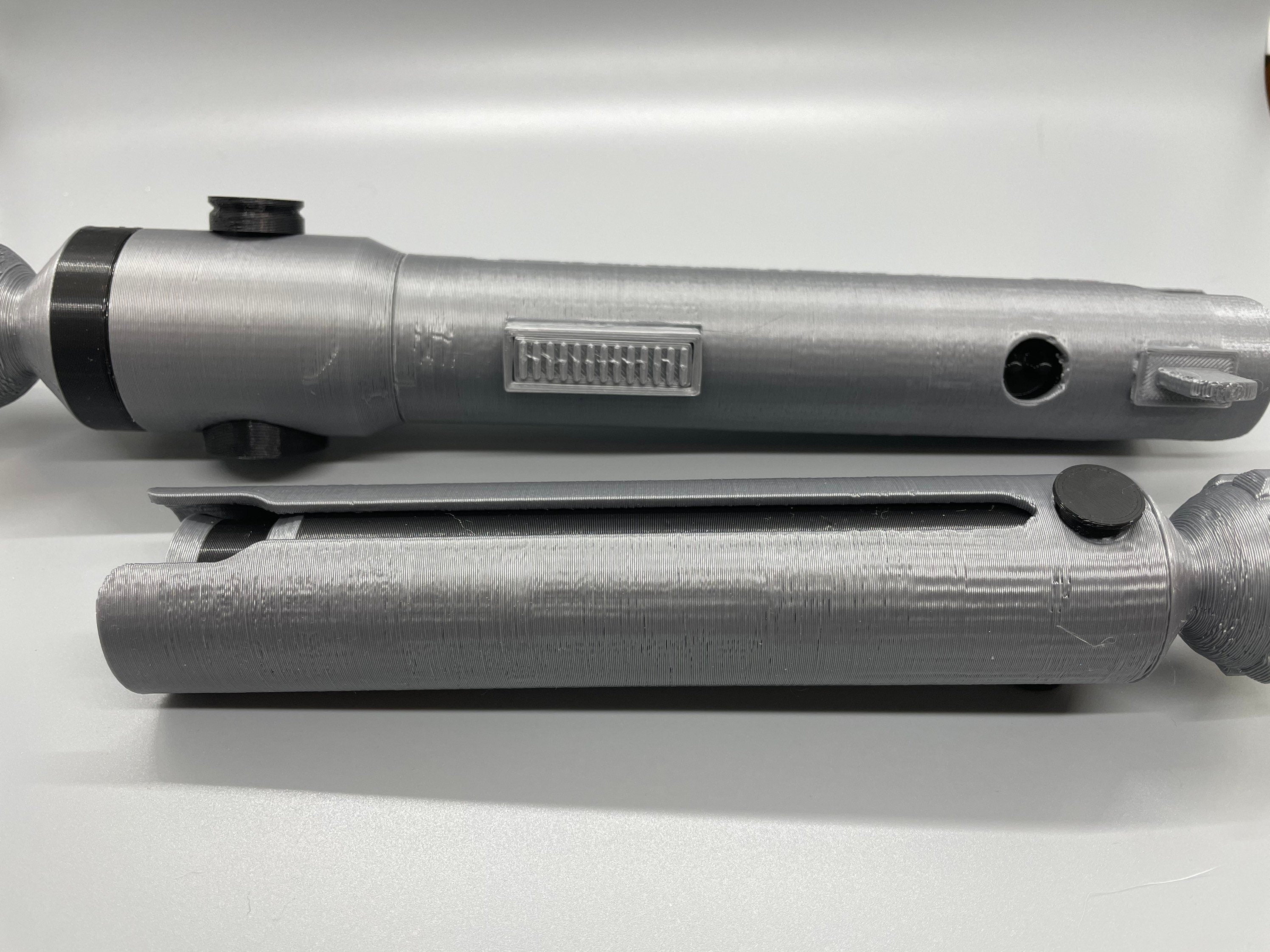 Ahsoka Tano’s Clone Wars Lightsabers | No Paint Required |3D Printed| Galaxy's Edge | Clone Wars | Lightsaber Display Mount on Desk or Wall