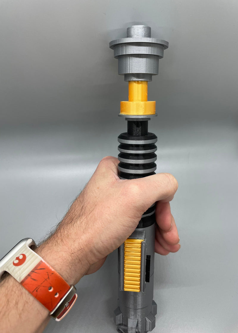 Luke Skywalker's Second Lightsaber | No Paint Required | 3D Printed | Galaxy's Edge |Return of the Jedi |Lightsaber Display Mount Desk, Wall