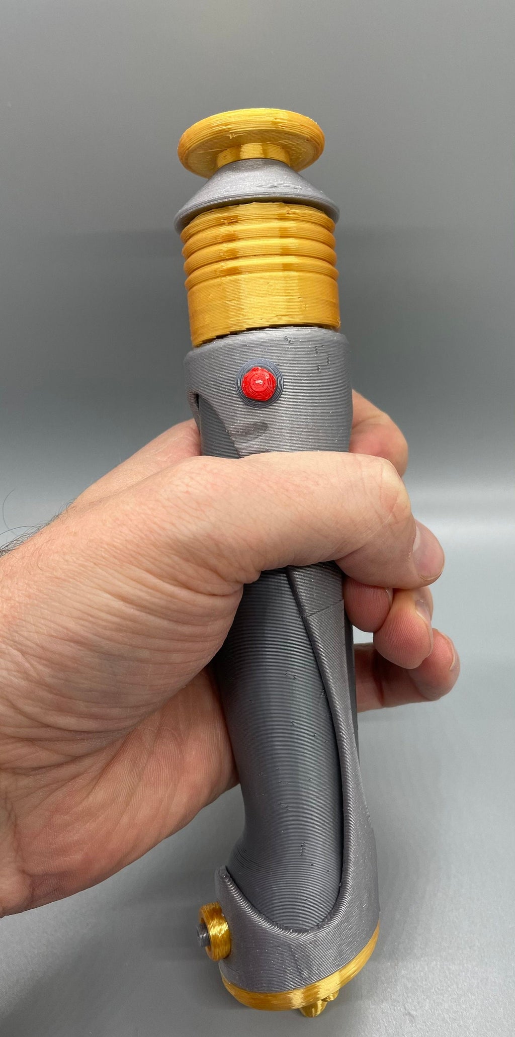 Darth Sidious/Emperor Palpatine's Lightsaber | No Paint Required | 3D Printed | Galaxy's Edge |Clone Wars|Lightsaber Display Mount Desk/Wall