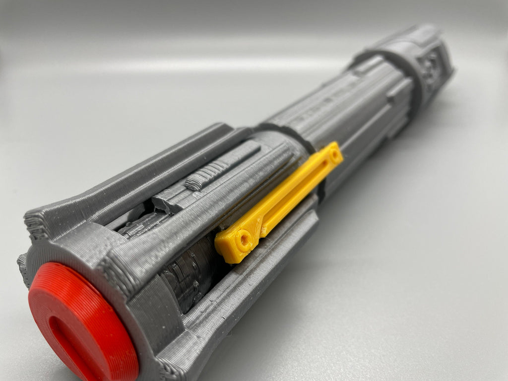 Ben Solo's Lightsaber | No Paint Required | 3D Printed | Galaxy's Edge | Clone Wars | Lightsaber Display Mount on Desk or Wall