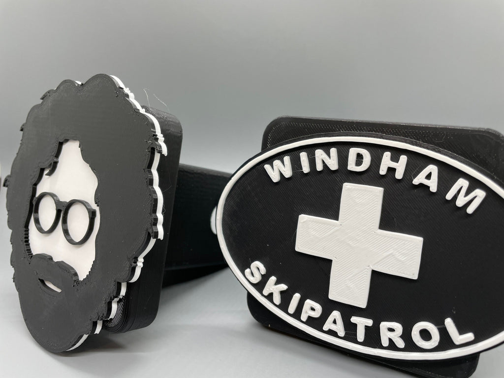 Custom 5” Hitch Cover-3D Printed-Fits 2" and 1-1/14” Receivers