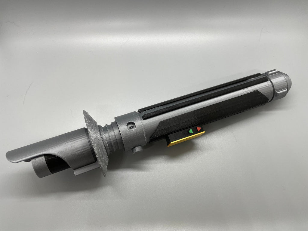 Kanan Jarrus' Lightsaber | No Paint Required | 3D Printed | Galaxy's Edge | Clone Wars | Lightsaber Display Mount on Desk or Wall