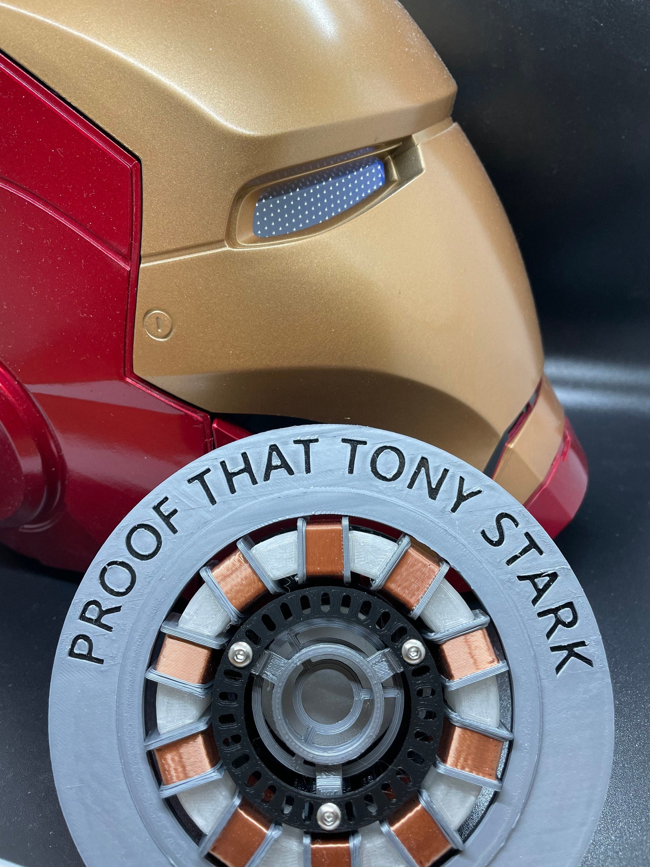 Ironman Triathlon | Arc Reactor | Glows Blue in the Dark | 3D Printed