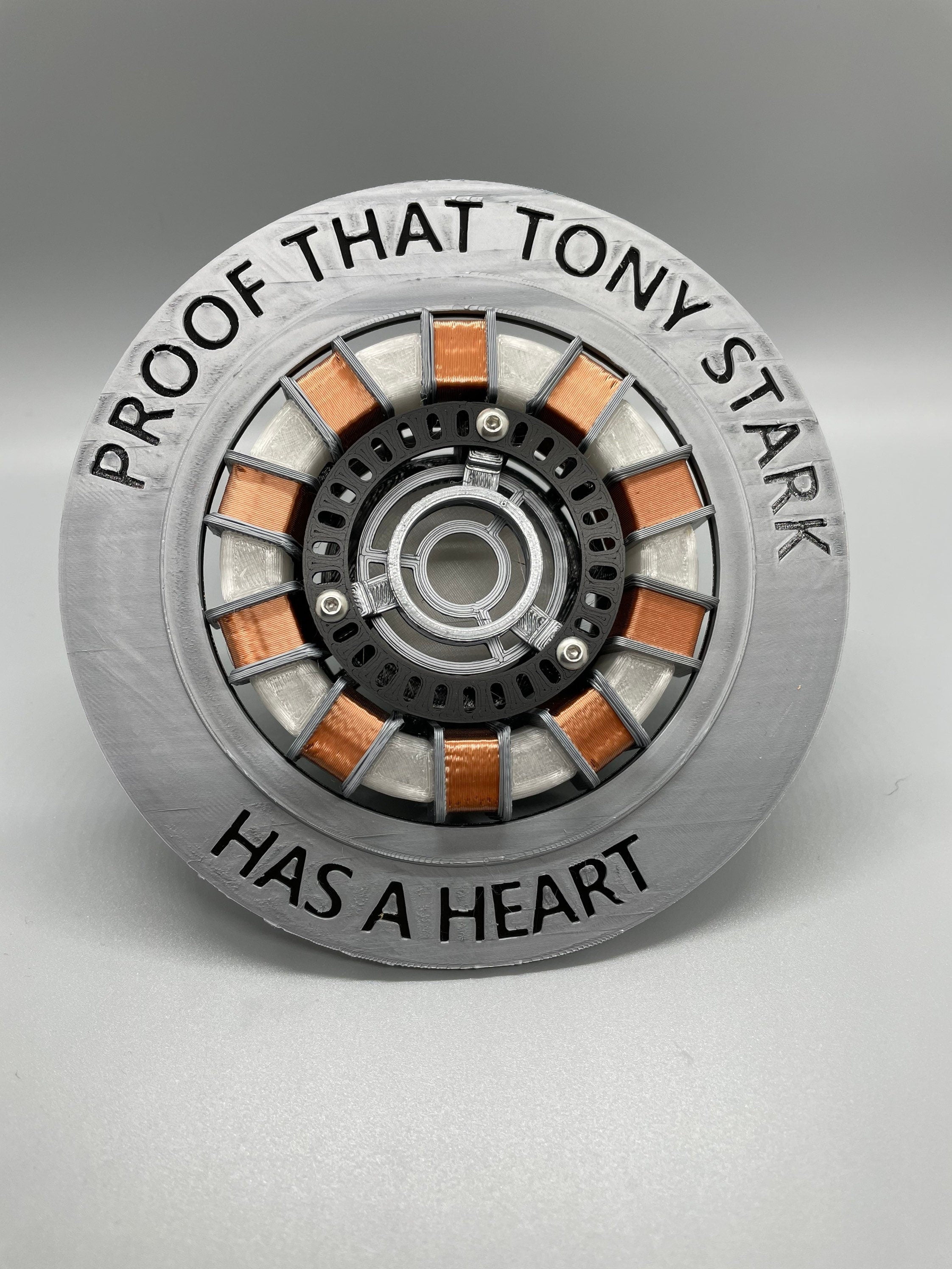 Tony’s Arc Reactor | Glows Blue in the Dark | 3D Printed