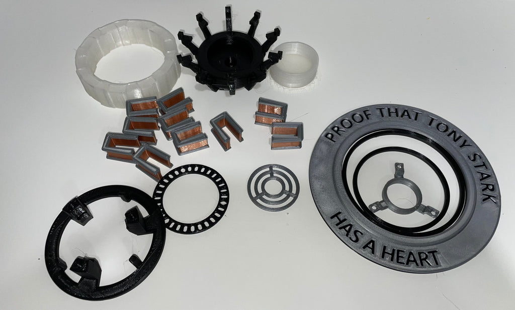 Ironman Triathlon | Arc Reactor | Glows Blue in the Dark | 3D Printed