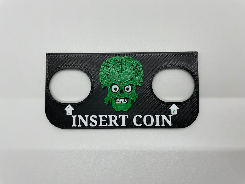 Arcade Pinball Insert Coin Cover
