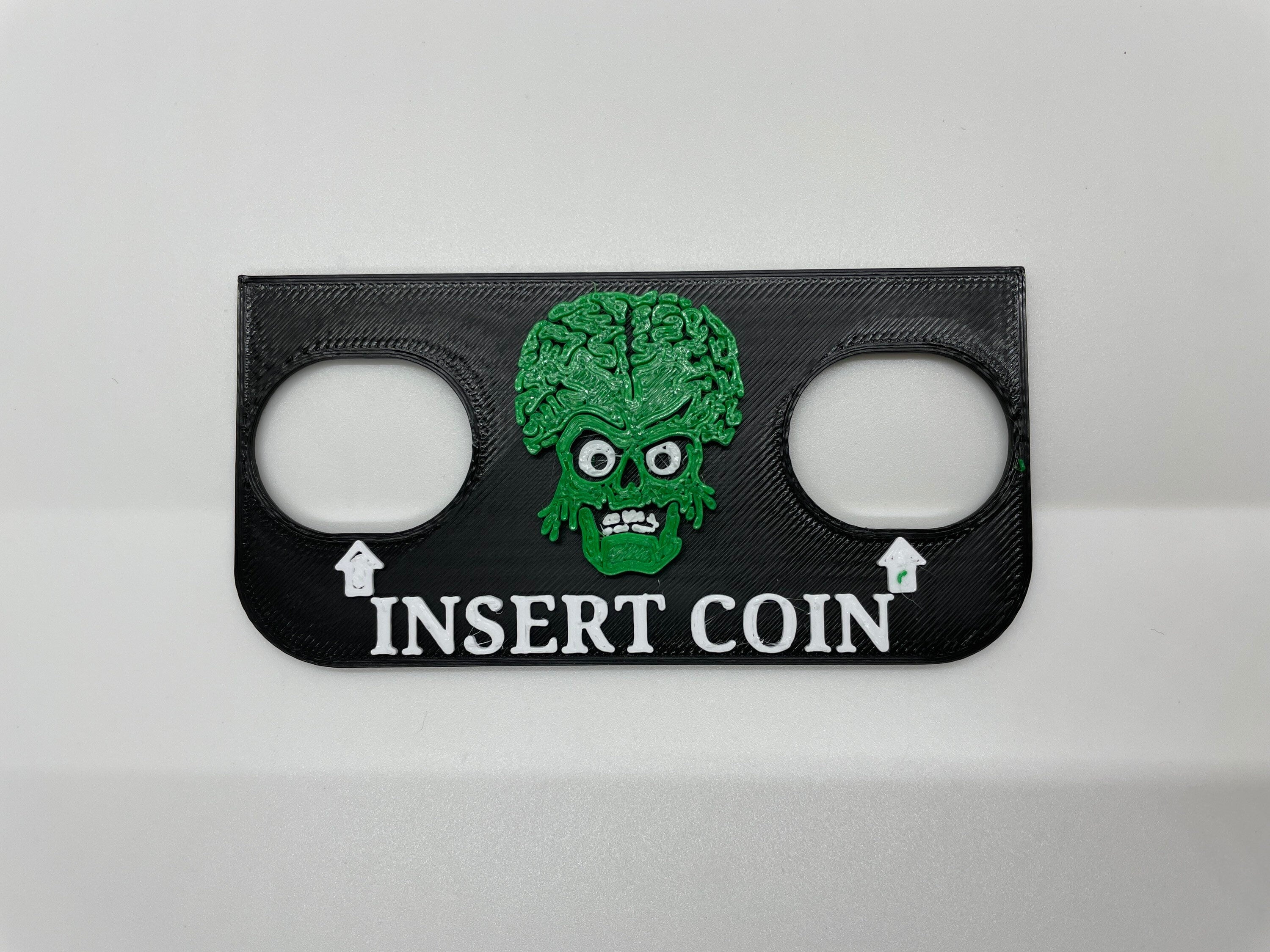 Arcade Pinball Insert Coin Cover