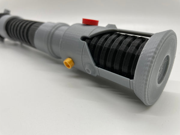 Obi-Wan Kenobi's Ep. 1 & 2 Lightsaber | No Paint Required | 3D Printed | Galaxy's Edge | Clone Wars |Lightsaber Display Mount, Desk, or Wall