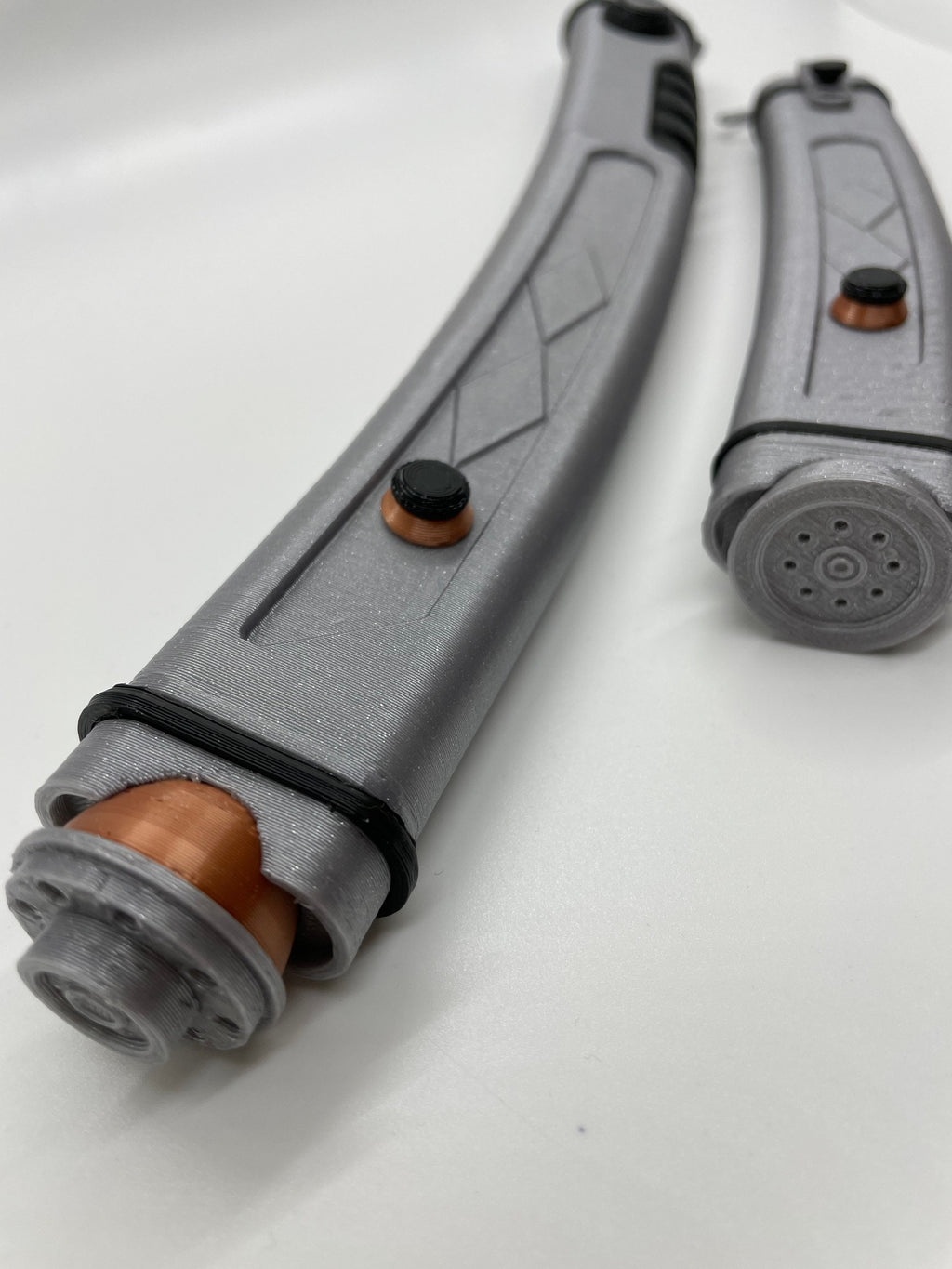 Ahsoka Tano’s Rebels Lightsabers No Paint Required | 3D Printed | Galaxy's Edge | Clone Wars | Lightsaber Display Mount on Desk or Wall