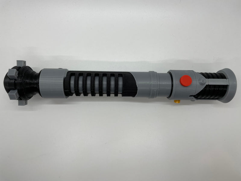 Obi-Wan Kenobi's Ep. 1 & 2 Lightsaber | No Paint Required | 3D Printed | Galaxy's Edge | Clone Wars |Lightsaber Display Mount, Desk, or Wall
