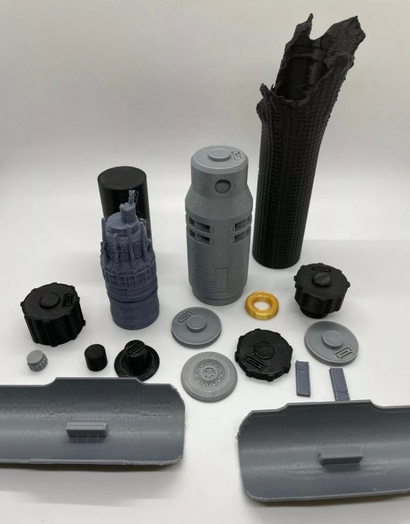 Cal Kestis' Lightsaber | No Paint Required | 3D Printed | Galaxy's Edge | Clone Wars | Lightsaber Display Mount on Desk or Wall