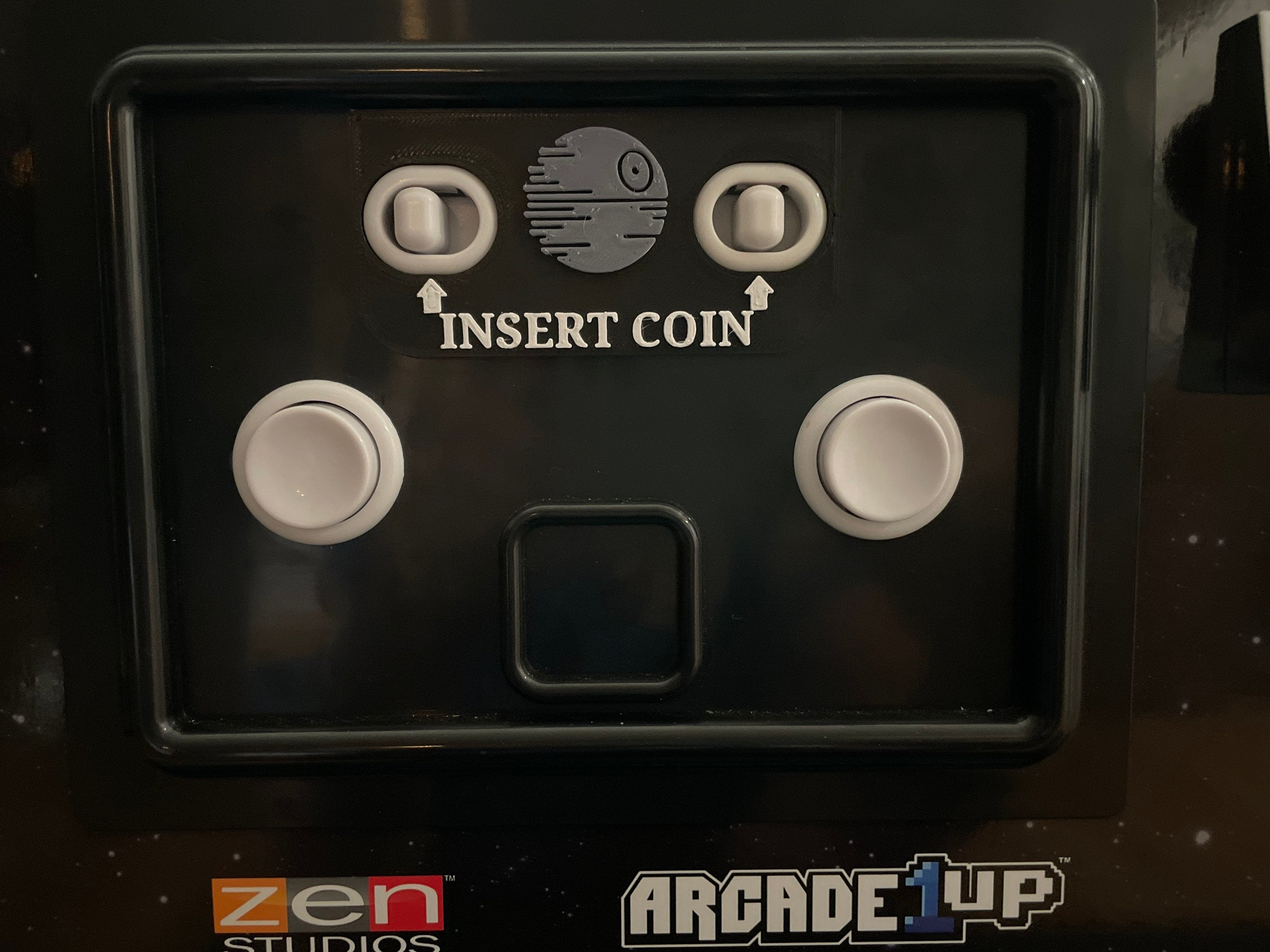 Arcade Pinball Insert Coin Cover
