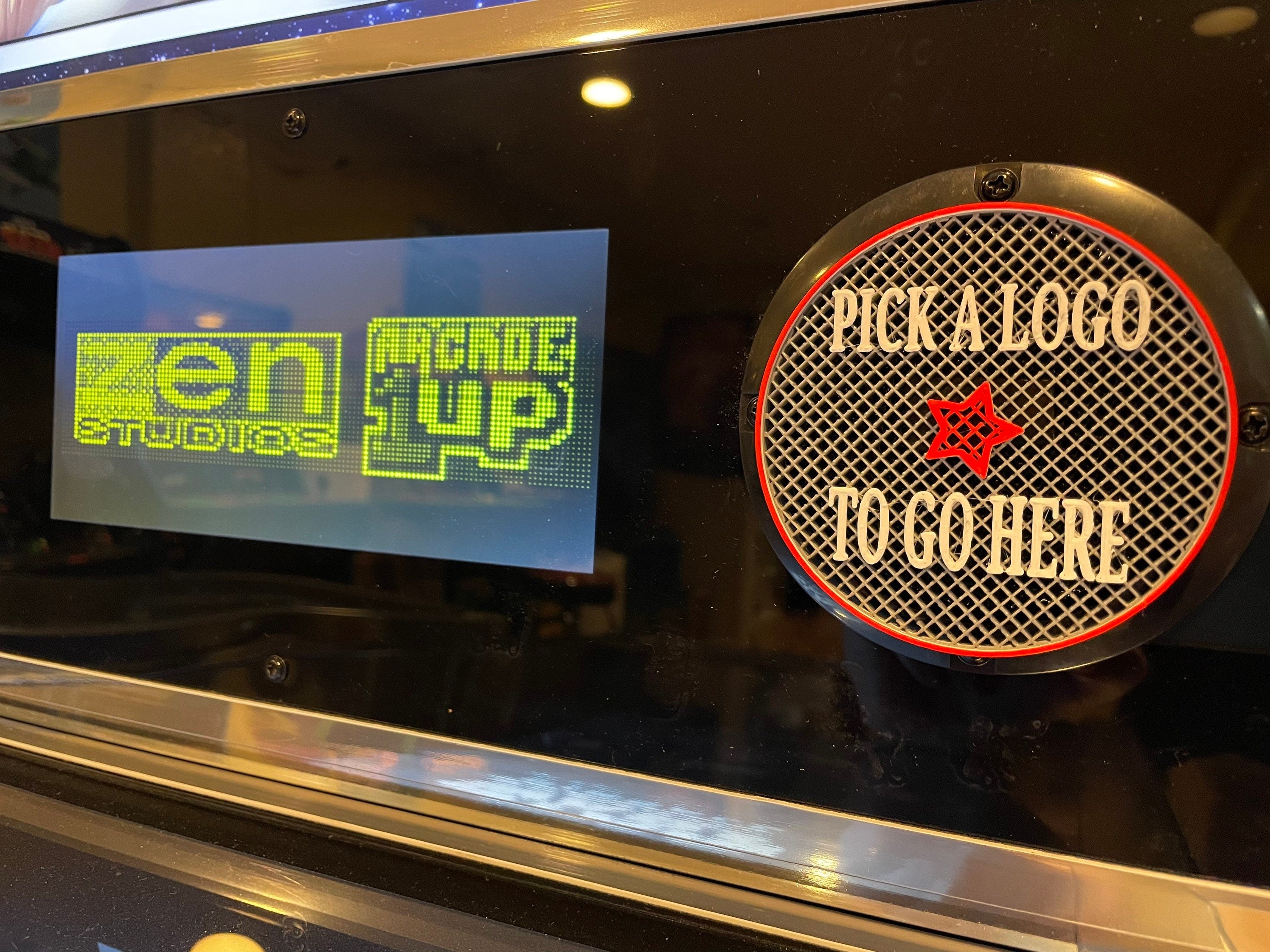 Arcade Pinball Speaker Cover: Universal Mod, 3D Printed