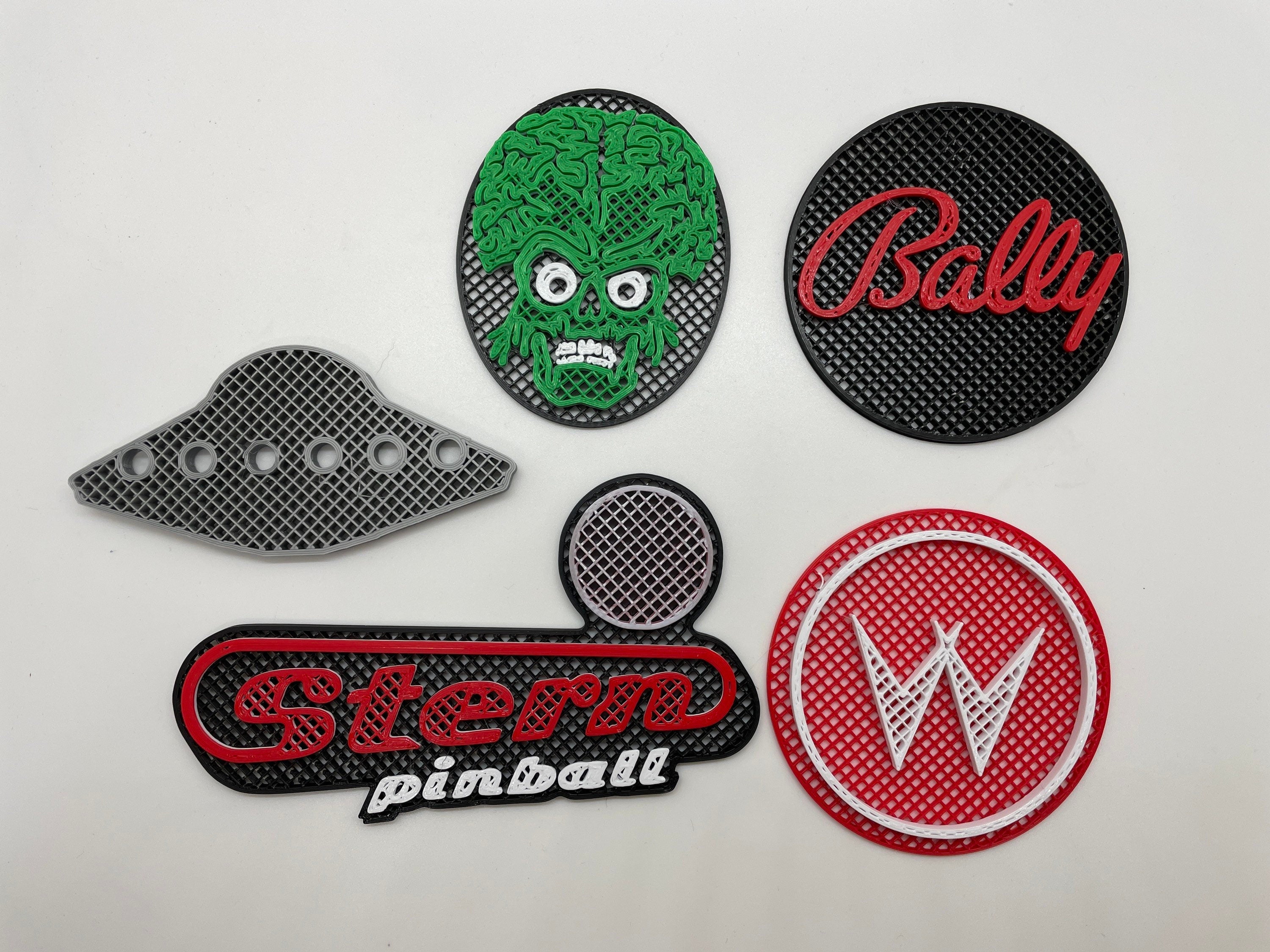 Arcade Pinball Speaker Cover: Universal Mod, 3D Printed