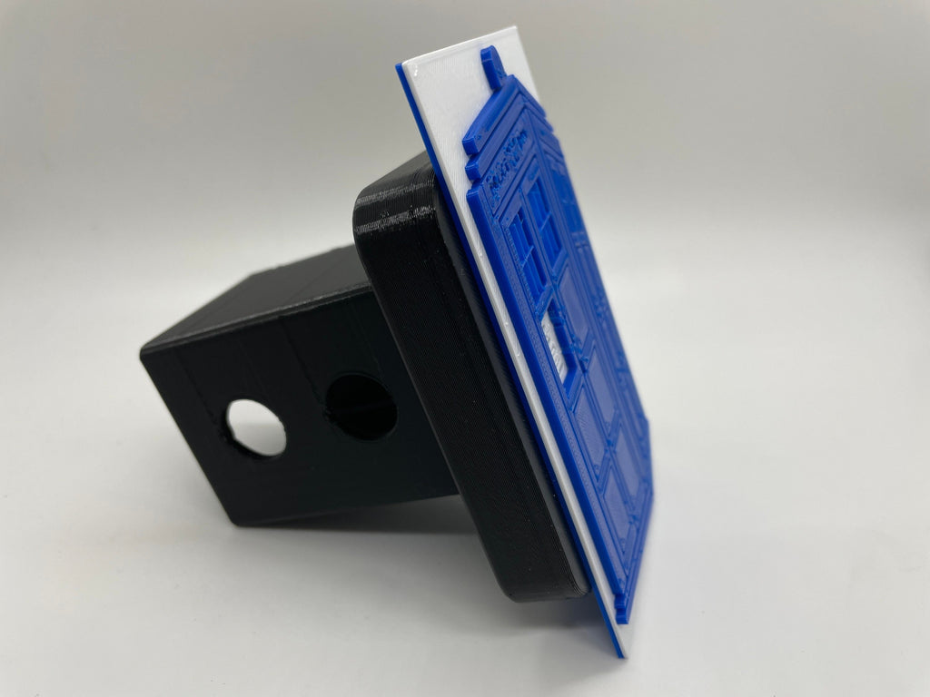 Tardis Hitch Cover-3D Printed-Fits 2" or 1-1/14” Receivers