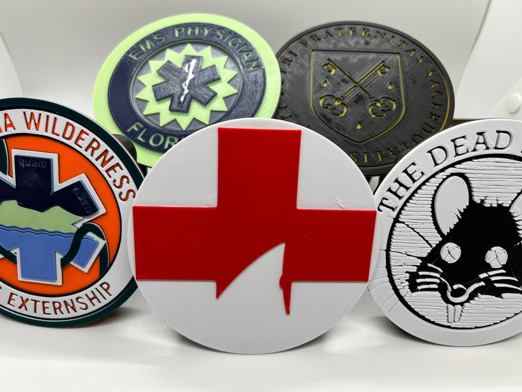 Custom 5” Hitch Cover-3D Printed-Fits 2" and 1-1/14” Receivers