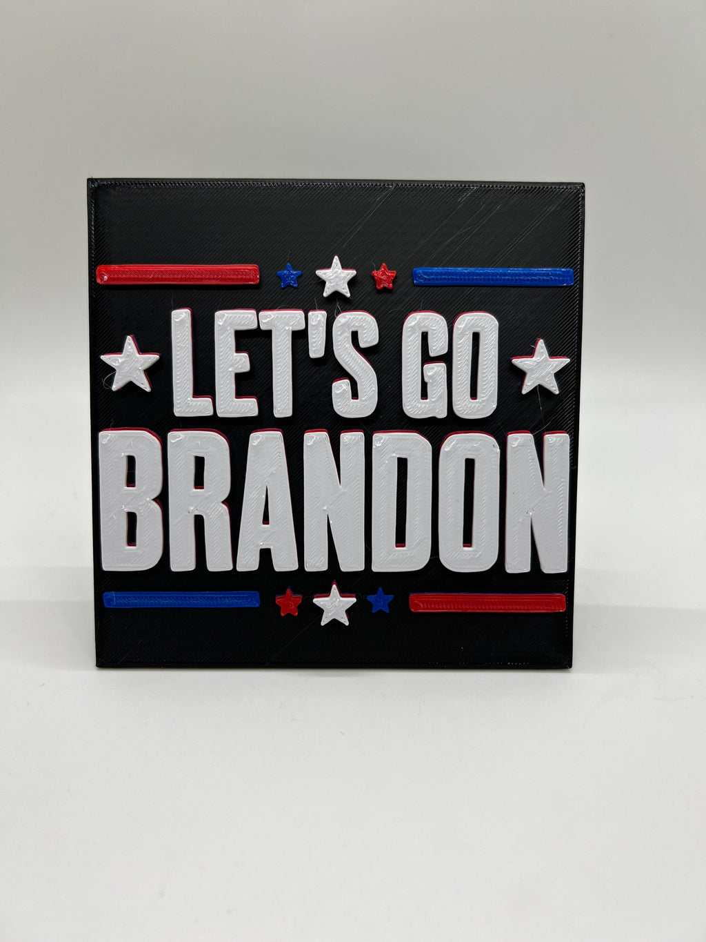 Let’s Go Brandon | 5” Hitch Cover | 3D Printed | Fits 2" and 1-1/14” Receivers