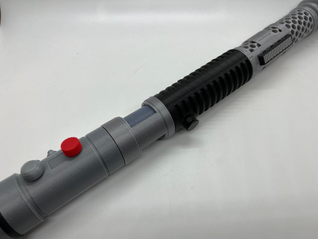 Asajj Ventress and Maul Lightsaber | Dark Disciple & Clone Wars Season 7 | No Paint Required | 3D Printed | Lightsaber Display Mount