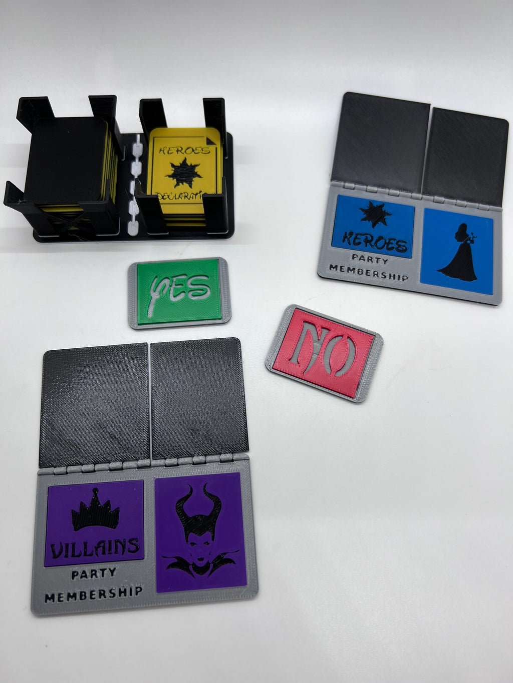 Secret Villains | Secret Hitler | 3D Printed | In-Color | Mystery Games | Murder Mystery | Tabletop Games | Party Games | Board Game