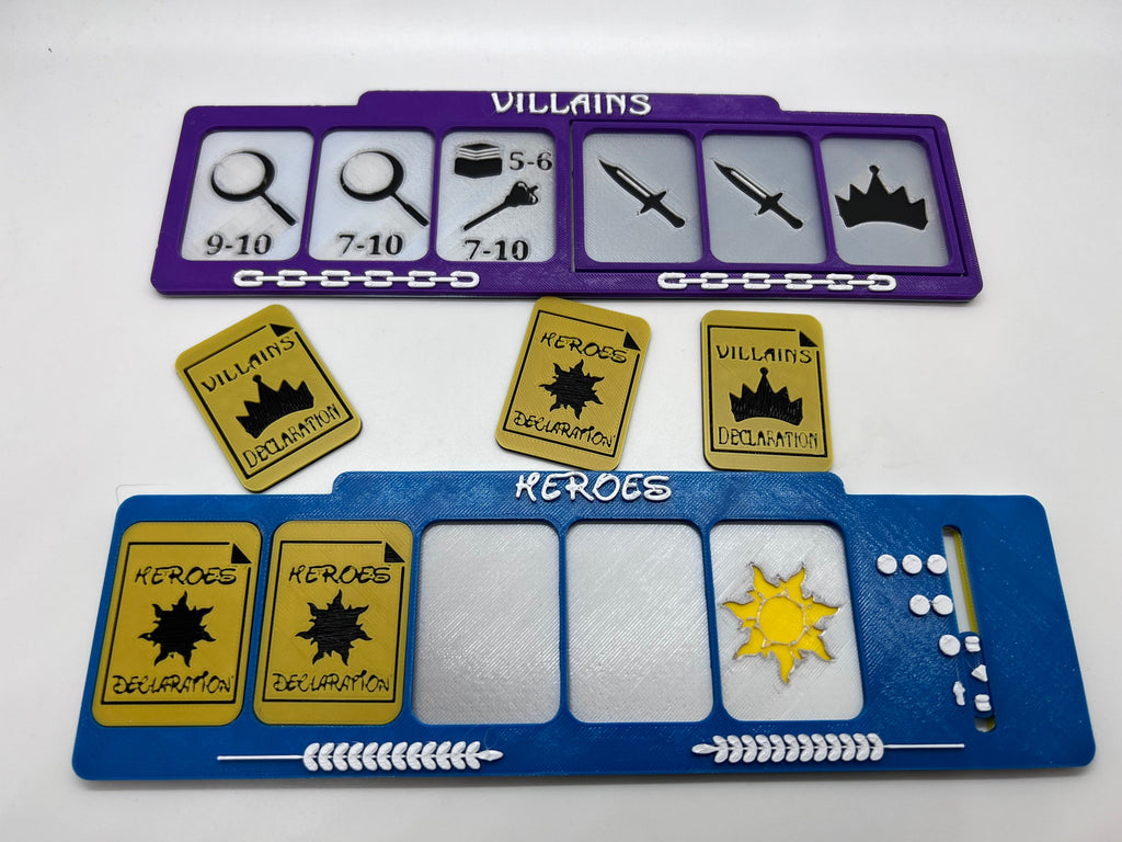 Secret Villains | Secret Hitler | 3D Printed | In-Color | Mystery Games | Murder Mystery | Tabletop Games | Party Games | Board Game