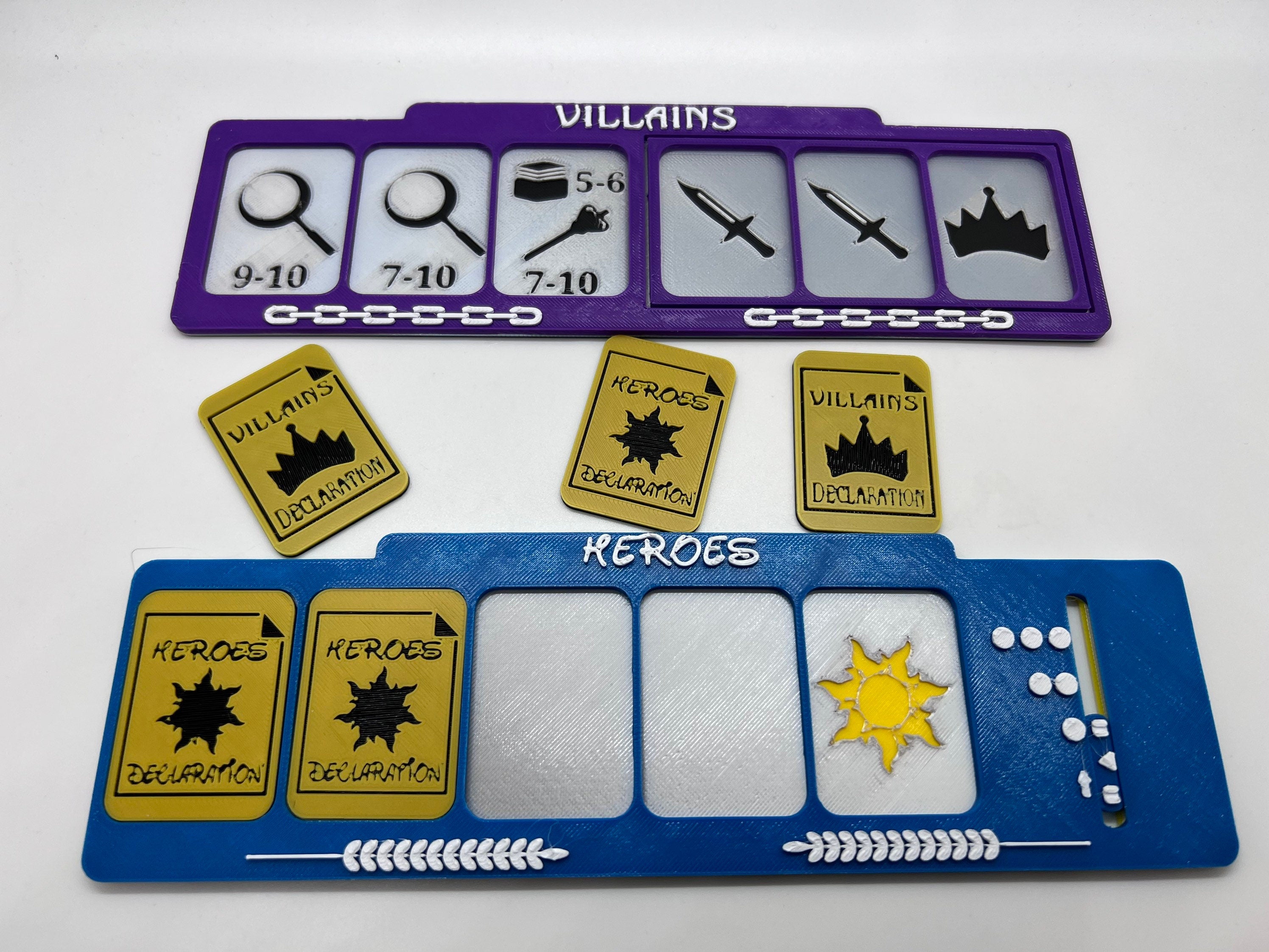 Secret Villains | Secret Hitler | 3D Printed | In-Color | Mystery Games | Murder Mystery | Tabletop Games | Party Games | Board Game
