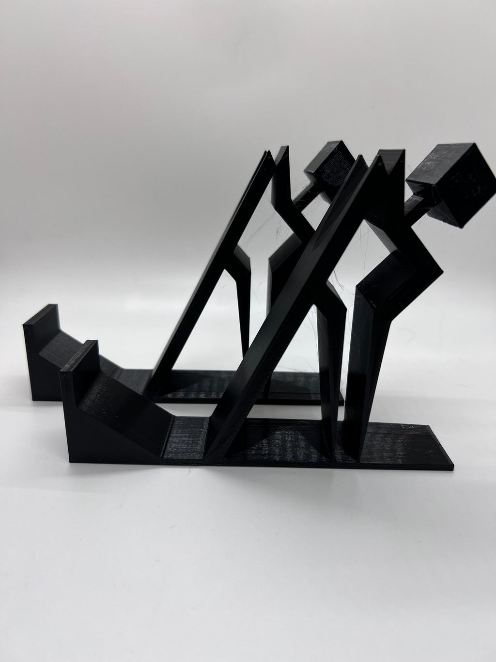 Leaning Lightsaber Holder Display | 3D Printed | Galaxy's Edge | Savi's Workshop | Custom | Fancave | Mancave | Legacy Lightsaber | Kyber
