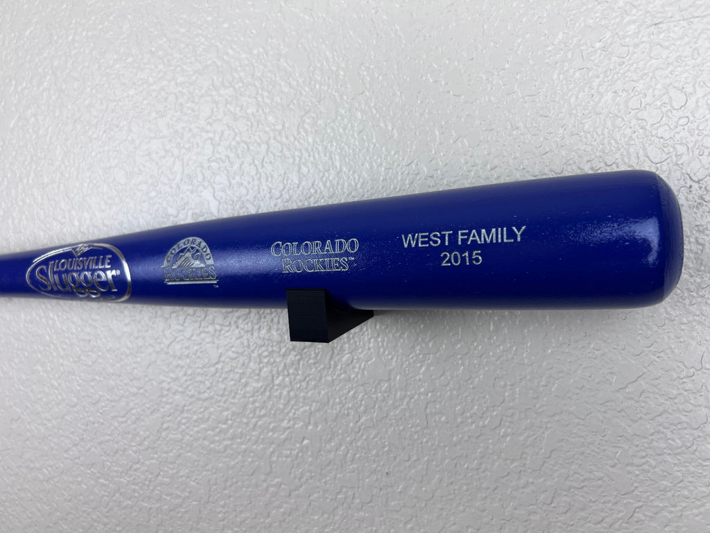 Baseball Bat Wall Mount Holder Display