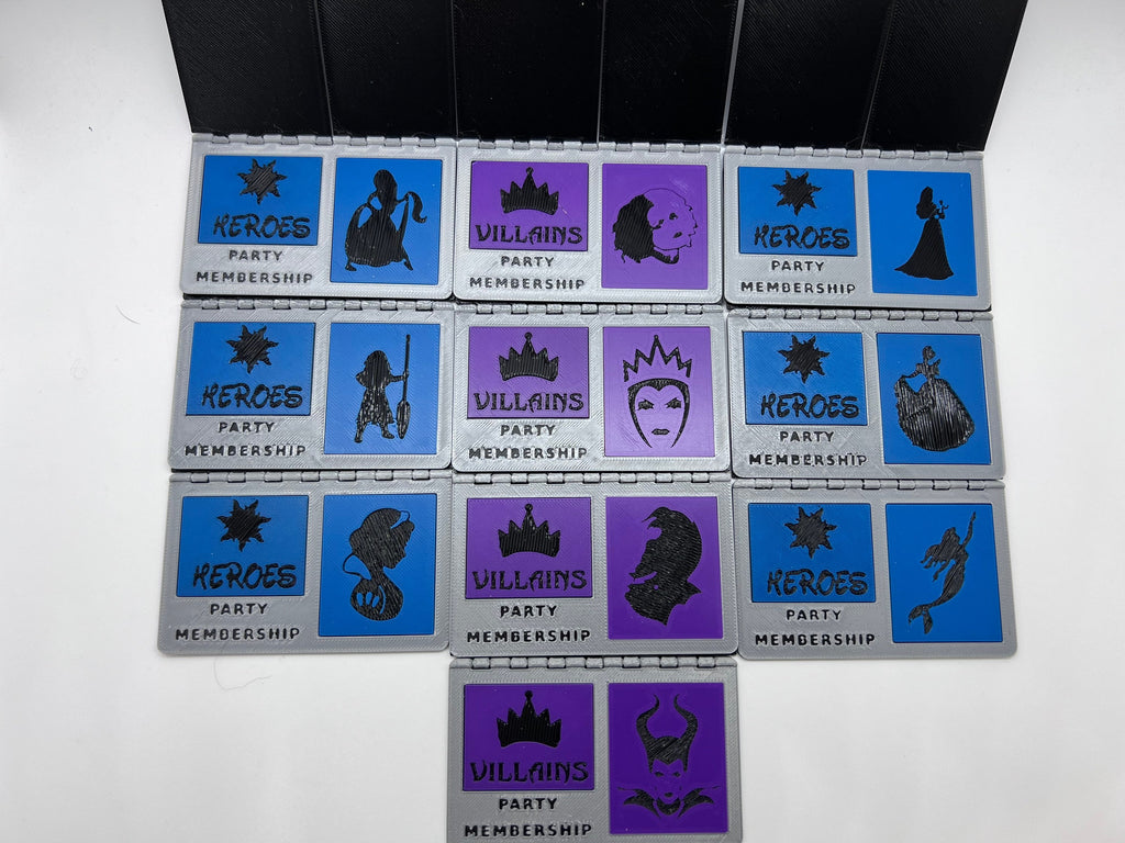Secret Villains | Secret Hitler | 3D Printed | In-Color | Mystery Games | Murder Mystery | Tabletop Games | Party Games | Board Game