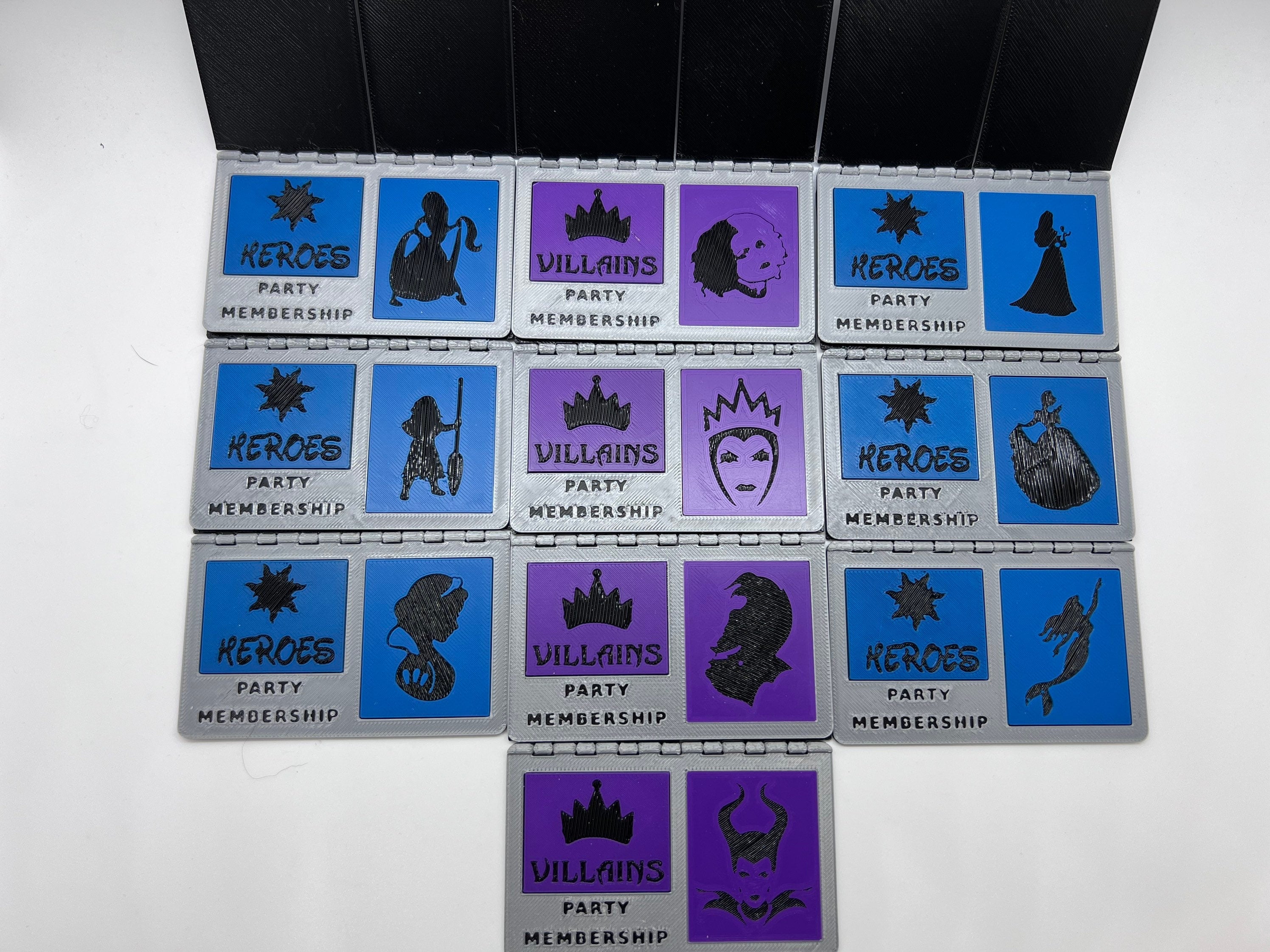 Secret Villains | Secret Hitler | 3D Printed | In-Color | Mystery Games | Murder Mystery | Tabletop Games | Party Games | Board Game