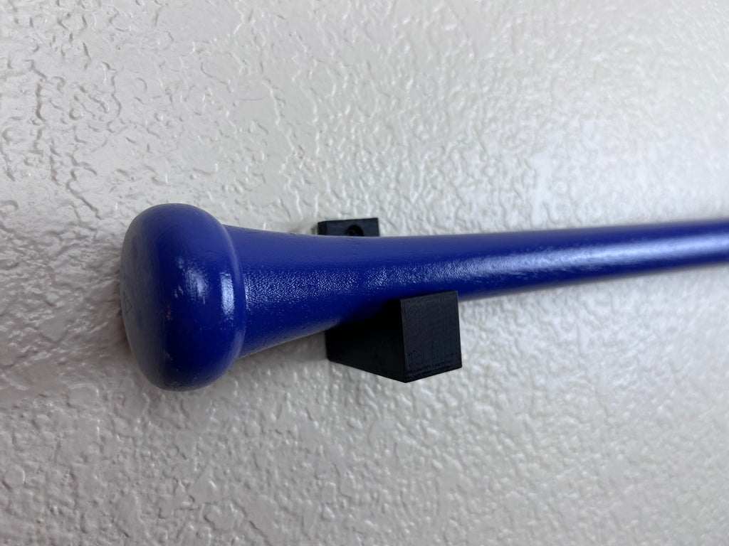 Baseball Bat Wall Mount Holder Display
