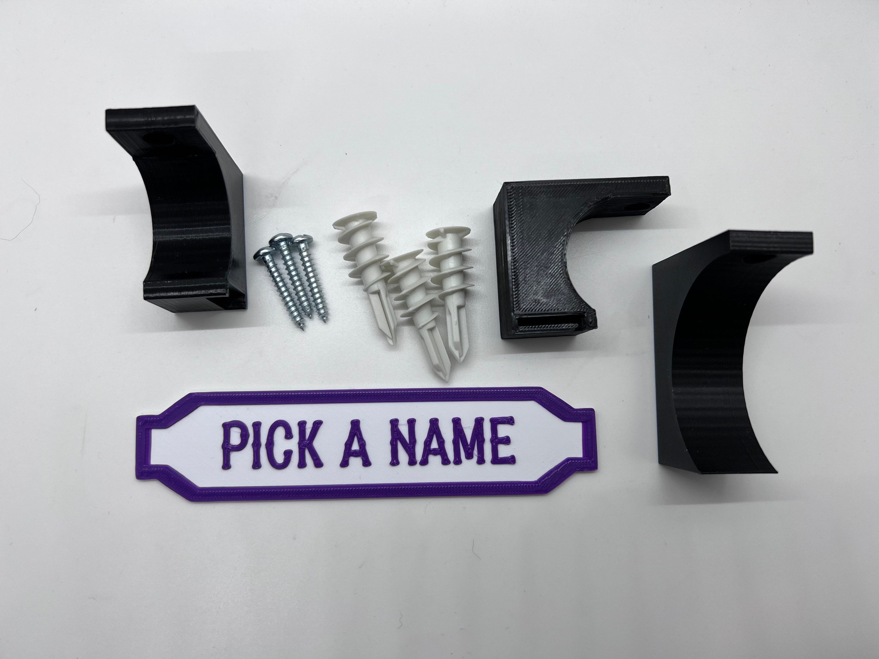 Baseball Bat Wall Mount Holder Display