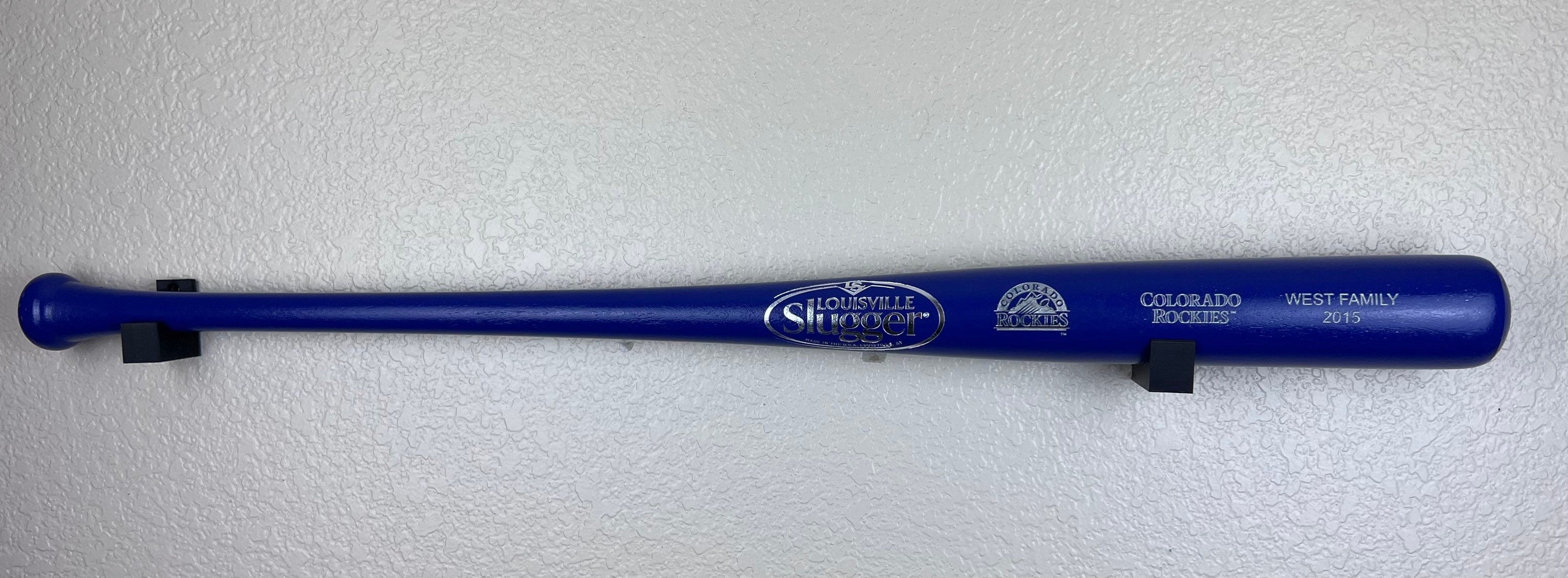 Baseball Bat Wall Mount Holder Display