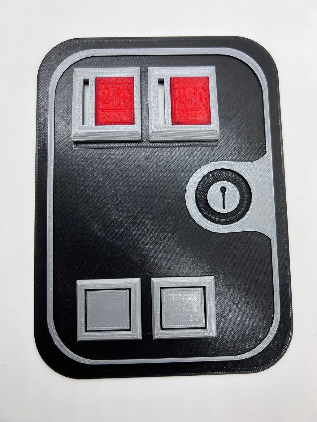 Arcade Coin Door | Faux Display Only | 3D Printed