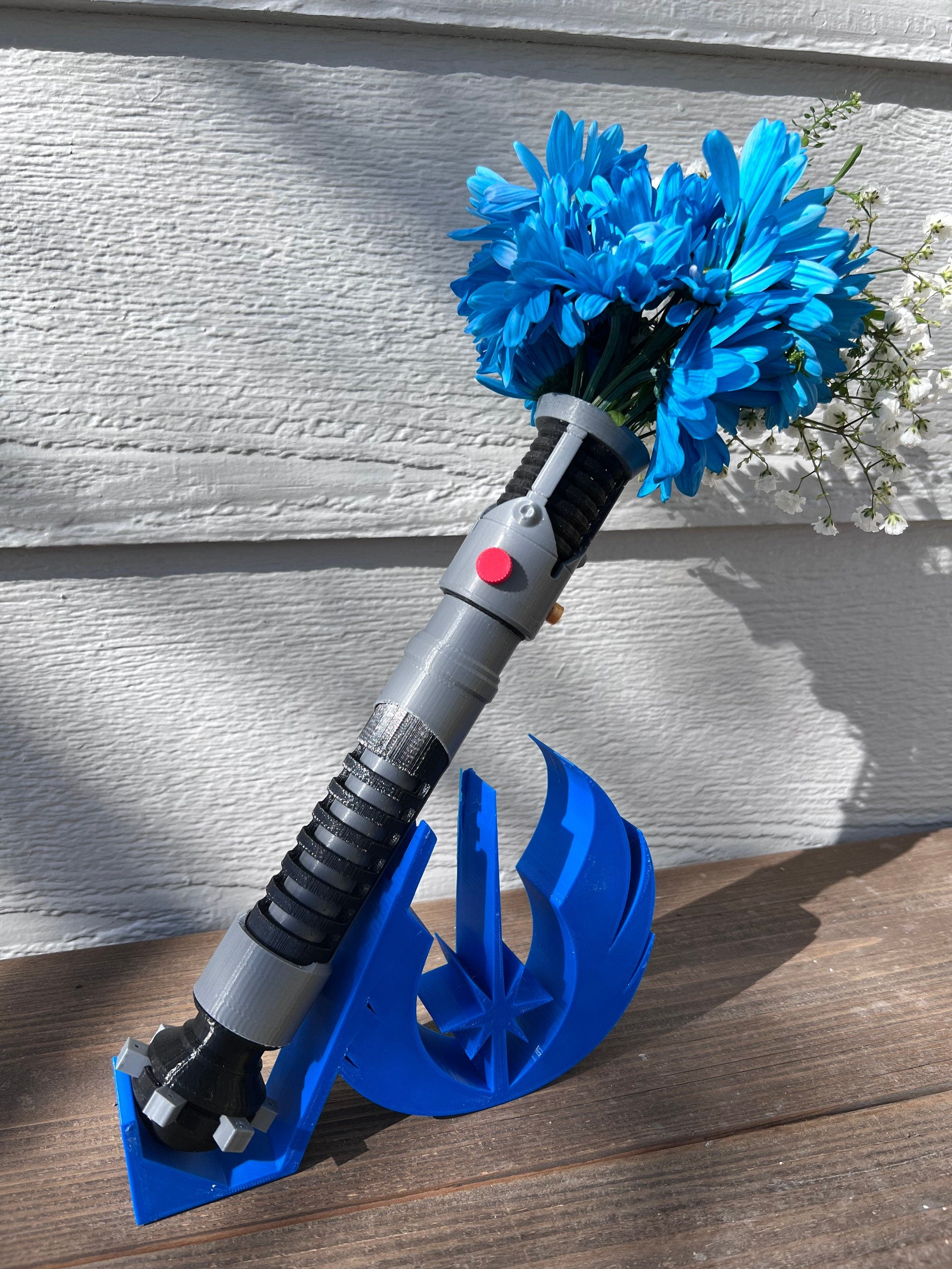 Lightsaber Bouquet Holder | Obi-Wan Kenobi | No Paint Required | 3D Printed
