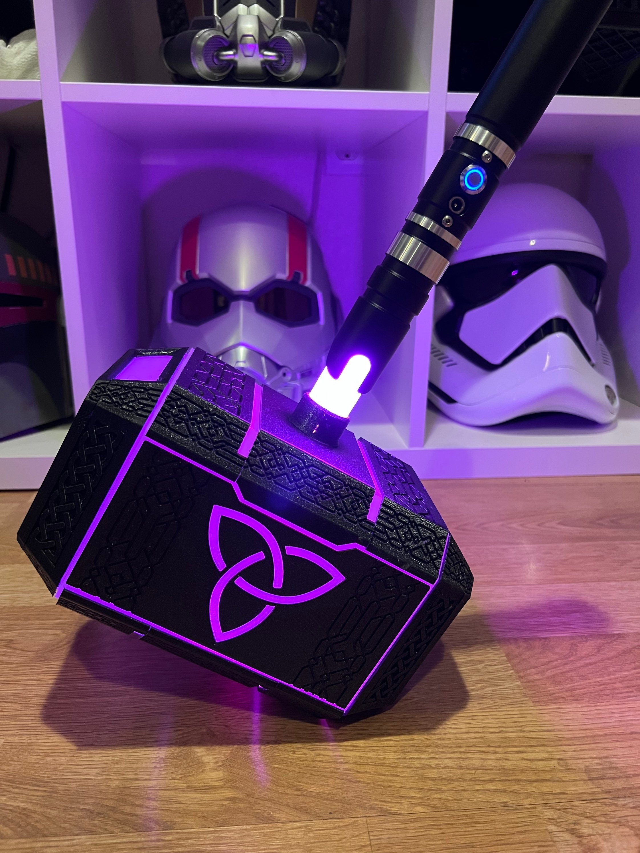 Thor’s Lightsaber | Lighthammer | Mjölnir | Powered Lightsaber Hilt | 3D Printed